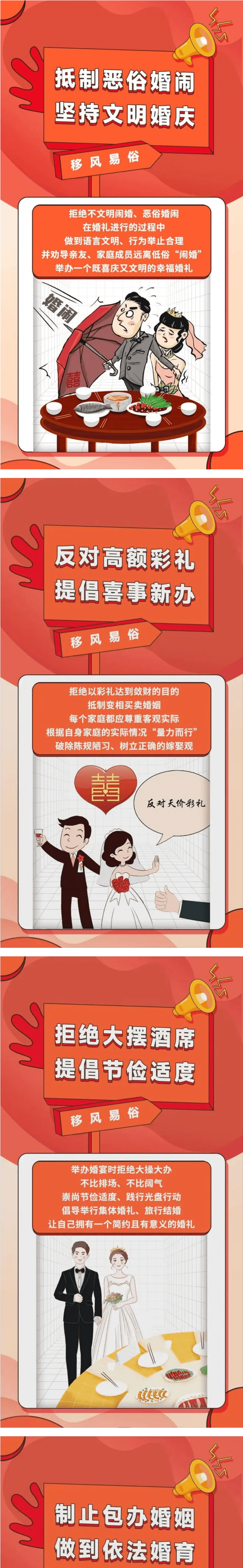 【移风易俗】抵制高额彩礼 倡导文明婚俗